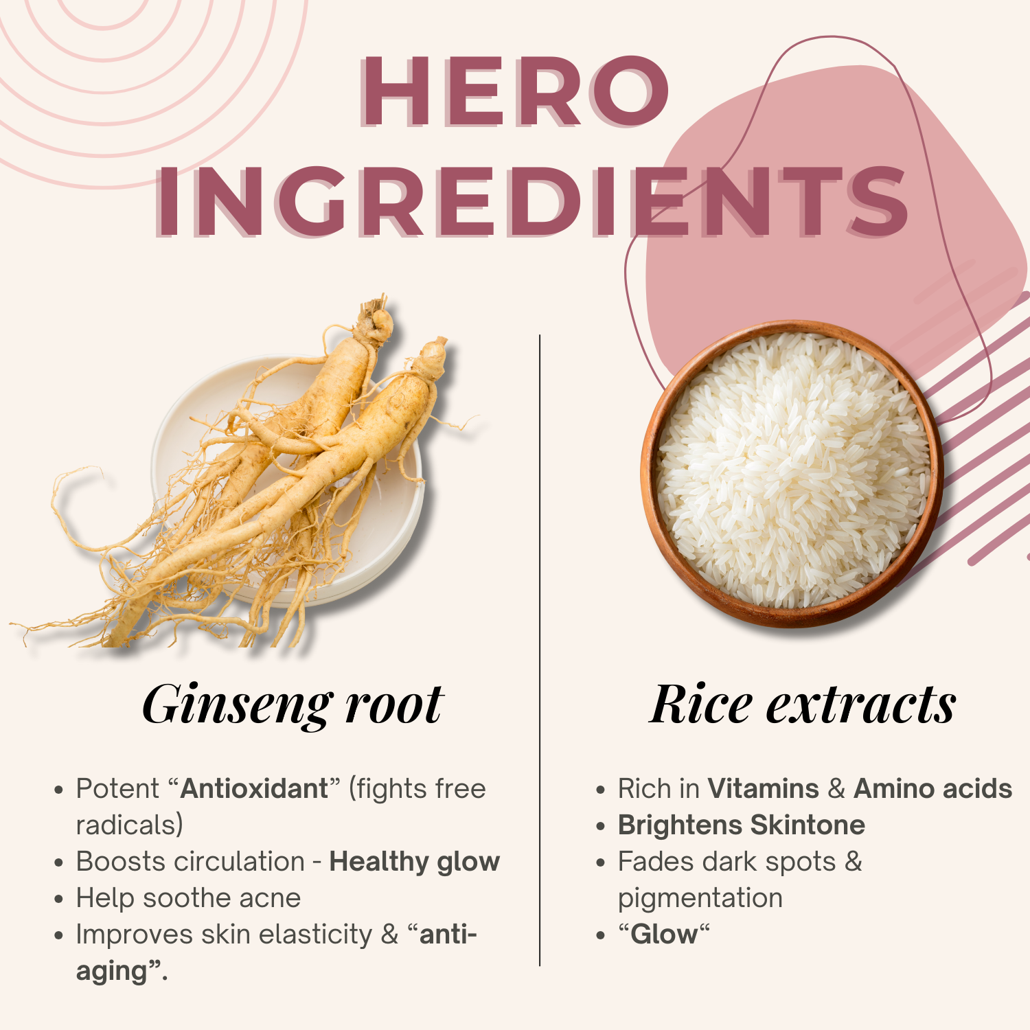 RICE GINSENG Moisturiser