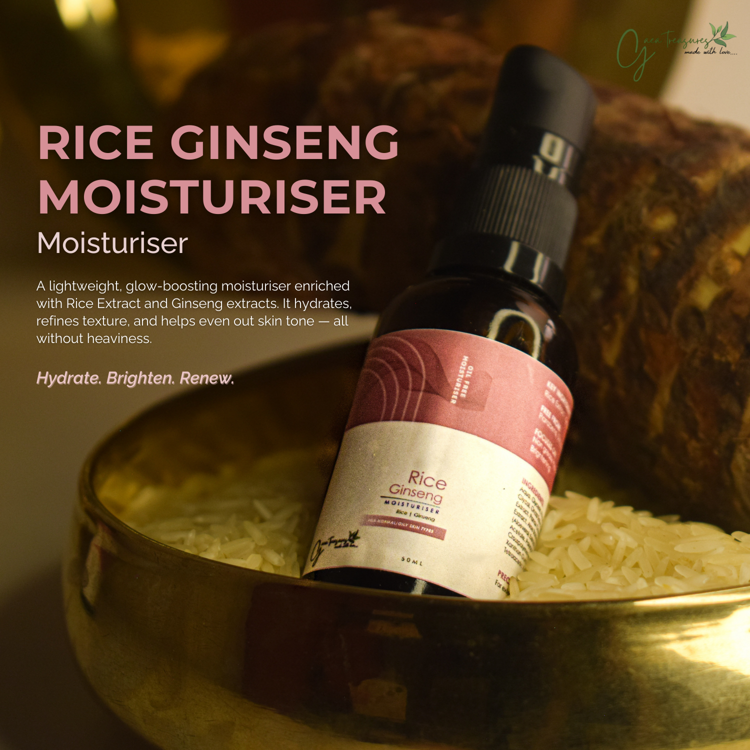 RICE GINSENG Moisturiser