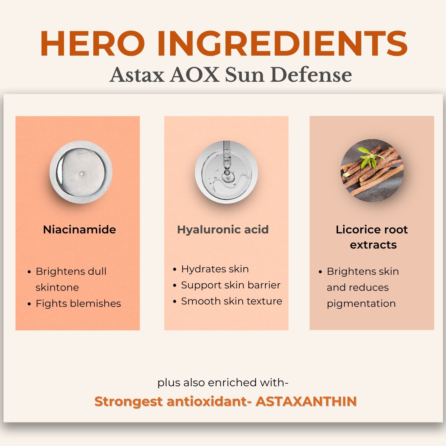 Astax AOX Mineral Sunscreen SPF 50+++