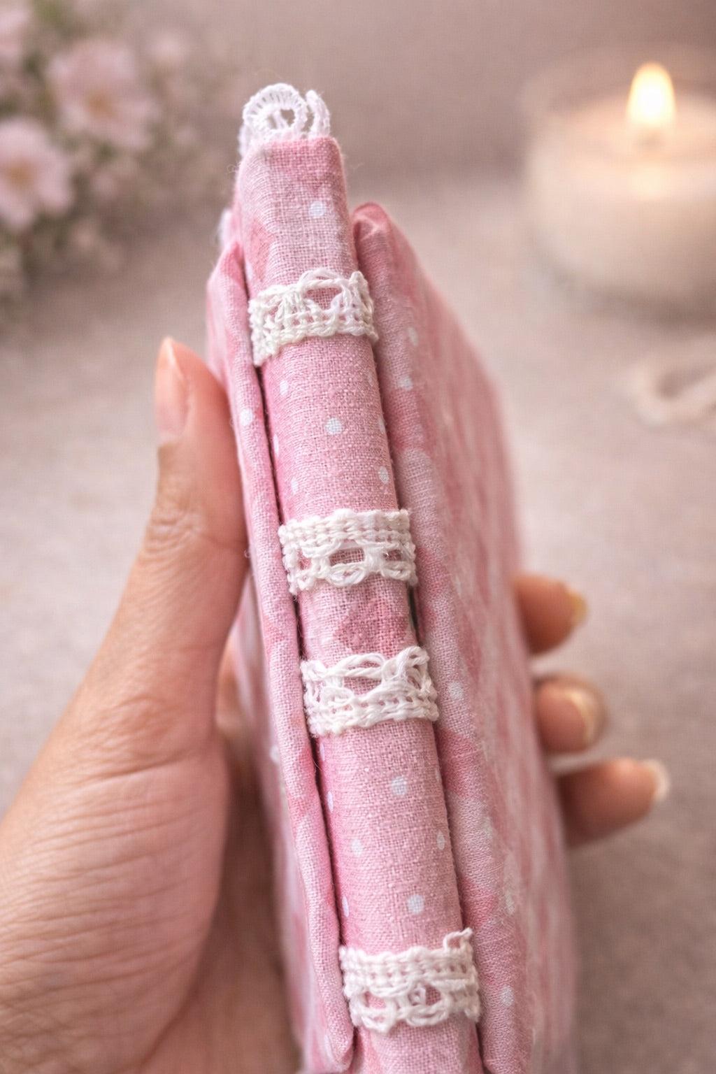 Romanticizing Your Life — Self Love Handmade Journal ♡ (A5 size , 64 pages/32 papers)