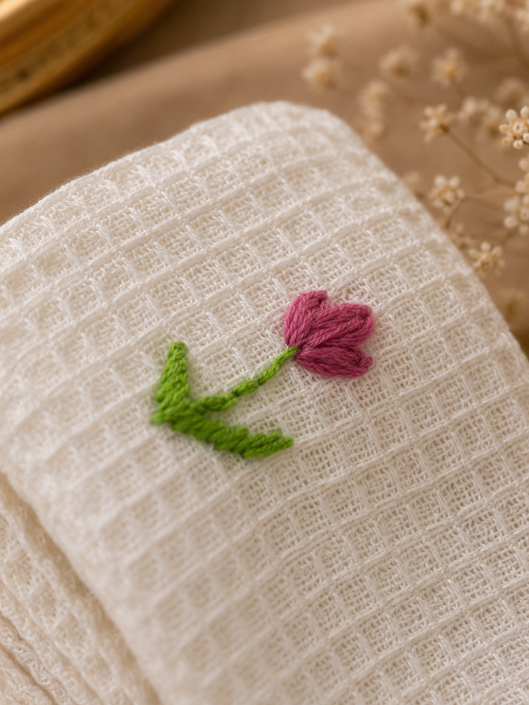 Tulip 🌷 Skin Ritual HEADBAND - Hand Embroidered