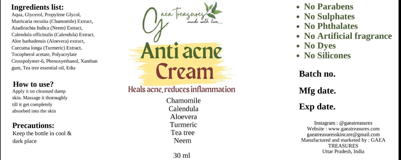 ANTI ACNE Cream